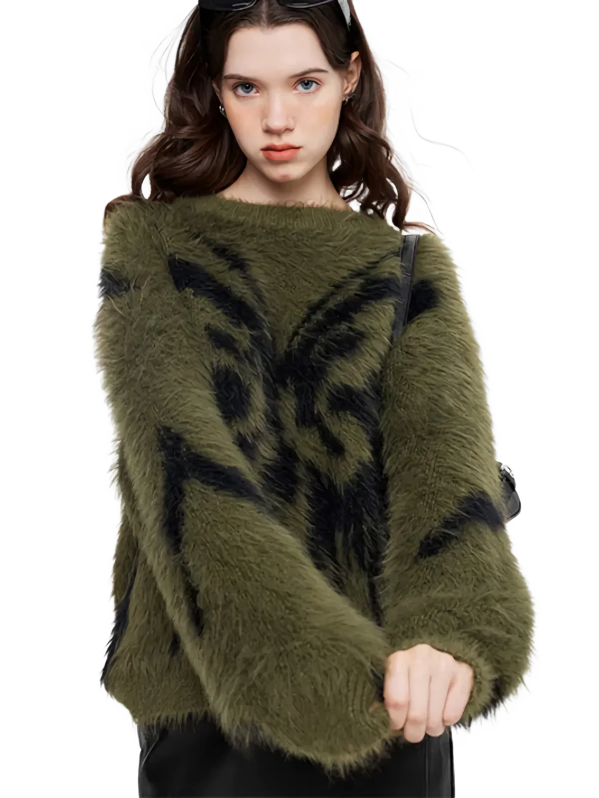 Chaos Theory Fuzzy Knit Sweater