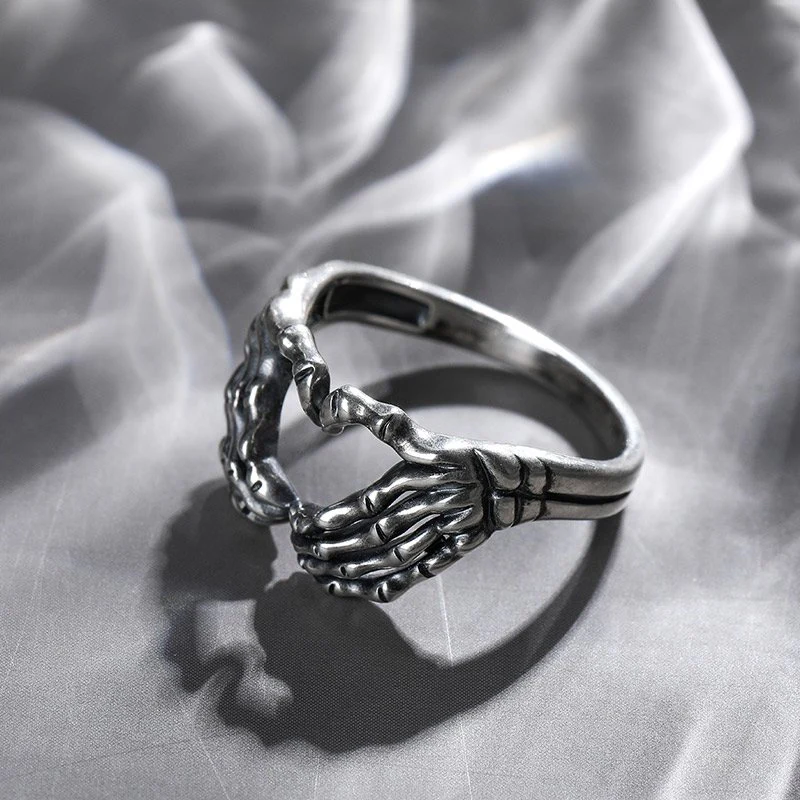 Love and Death Metal Signet Ring - Image 5