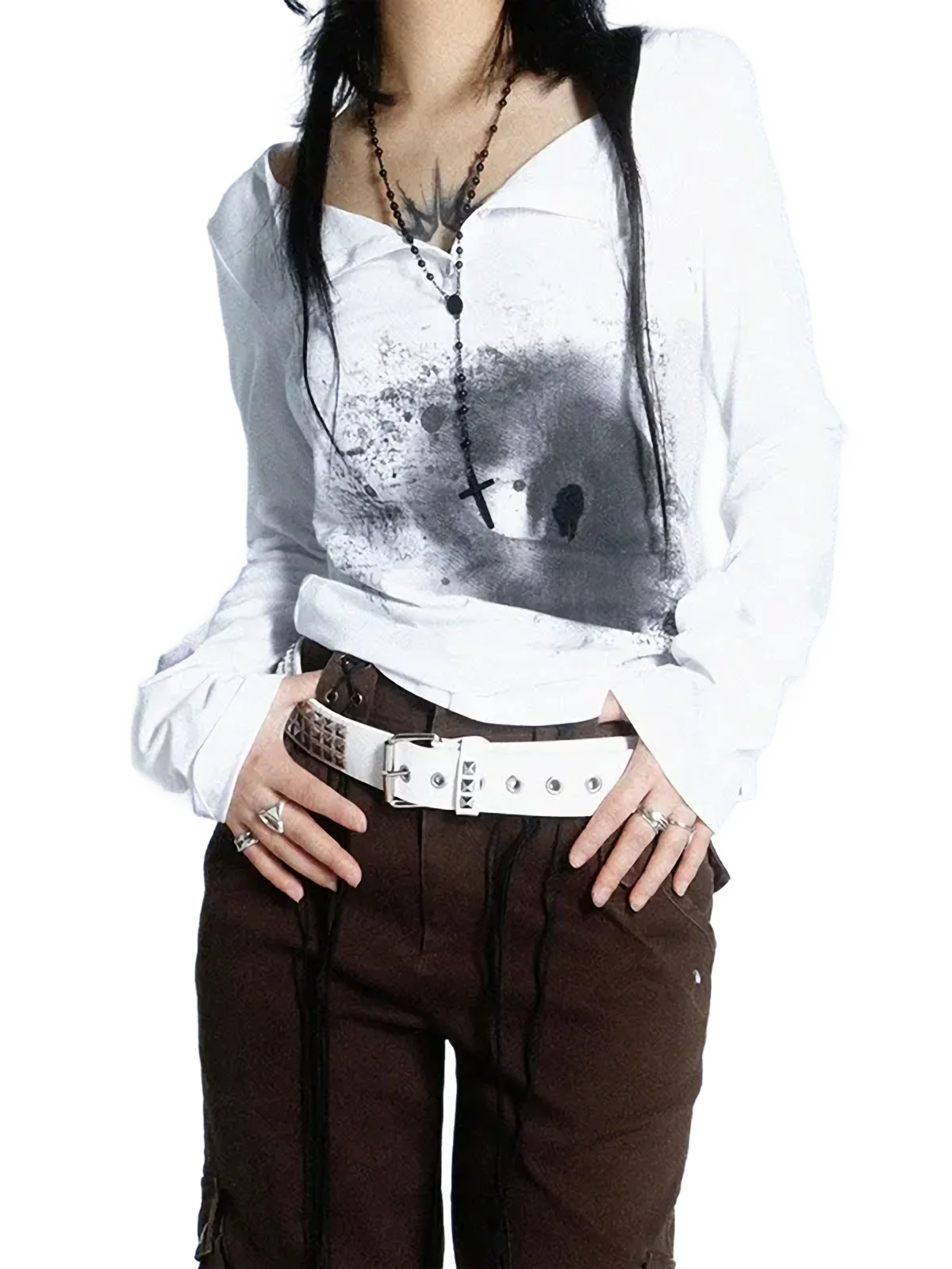 Retro Rebel Long Sleeve Tee - Image 5