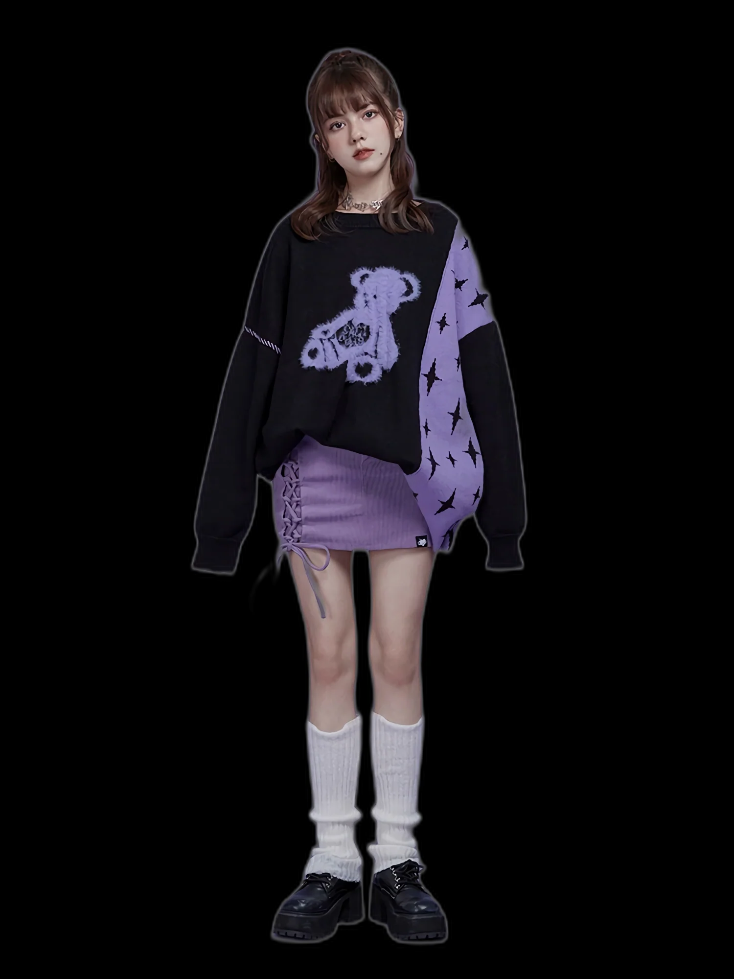 Star Bear Knit Sweater - Image 4
