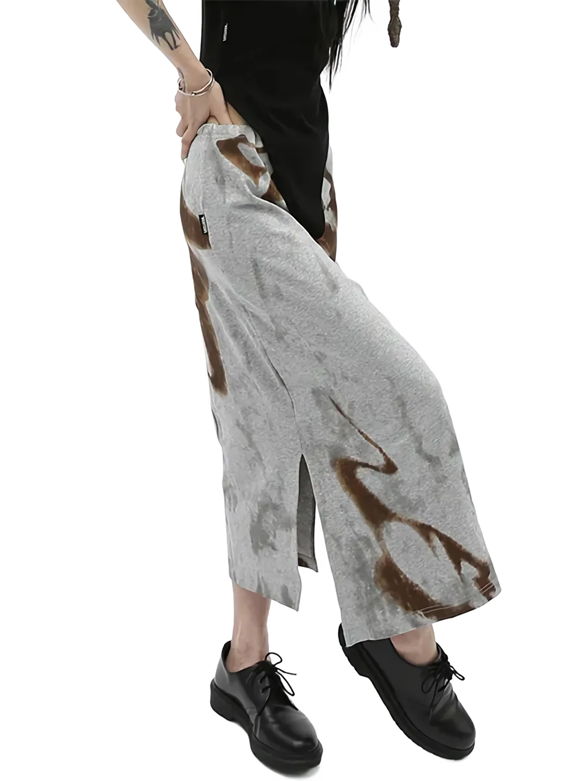 Stone Marble Maxi Skirt